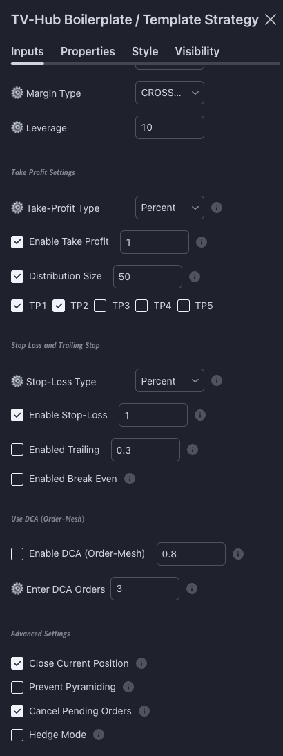 TradingView strategy template input fields part 2